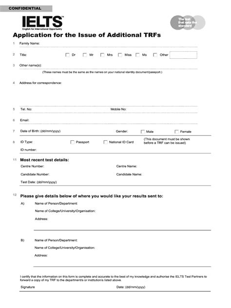 ielts test report form.